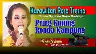 Sragenan Pring Kuning Ronda Kampung Karawitan Roso Tresno Purwodadi [upl. by Adnuahsal]