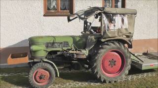 Fendt Farmer 1Z Traktor mit Seilwinde [upl. by Fariss]