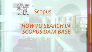 How to search in Scopus database [upl. by Kristien]