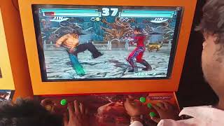 law vs law jin vs jin tekken tag tournament khelna sikhe [upl. by Llehsar]