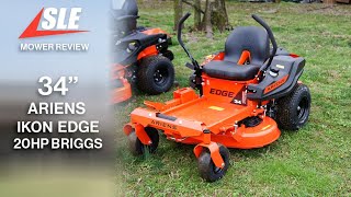 Review of Ariens 915281 Edge 34quot Zero Turn Mower 20HP Briggs [upl. by Haldane]