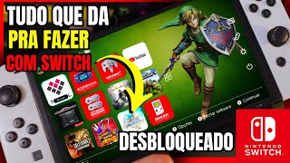 TUDO QUE UM SWITCH DESBLOQ FAZ  TINFOIL  EMULADOR  E MUITO MAIS  2024 [upl. by Migeon]