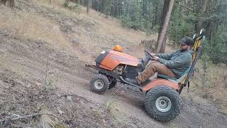 offroad mower test run on steep hill [upl. by Stanislaus]