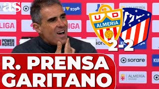 ALMERÍA 2  ATLÉTICO 2  GAIZKA GARITANO RUEDA de PRENSA COMPLETA [upl. by Schnapp]