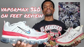 Nike Air Vapormax 360 quotUniversity Red  Vast Greyquot On Feet Review CK2718 002 [upl. by Dorette]