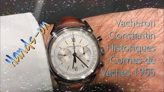 Handson Vacheron Constantin Historiques Cornes De Vaches 1955 [upl. by Stryker]