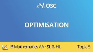 Optimisation IB Maths AA SLHL [upl. by Hpeseoj234]