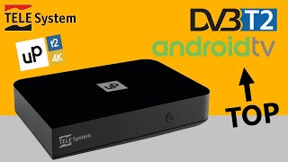 IL MIGLIOR Decoder DVBT2  Android TV  TeleSystem UP T2 4K 🔝 📺 🤖 [upl. by Allyce50]