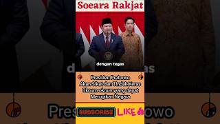 Prabowo akan Sikat dan Tindak Tegas Oknumoknum yang Dapat Rugikan Negara shorts prabowo [upl. by Sicular]