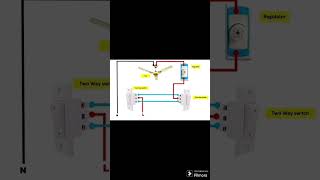 Fan Wiring Connection Diagram fanconnection fanwiring househack technology automobile tech [upl. by Irotal]