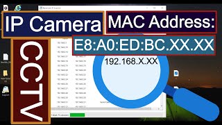 IP address from a MAC address  CCTV DVR NVR IP Camera  Easy way to find any device IP address [upl. by Male]