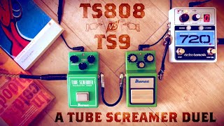 TS808 vs TS9  A Tube Screamer Duel [upl. by Troxell228]