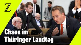 Krise im Thüringer Landtag quotWas Sie hier treiben ist Machtergreifungquot [upl. by Anya]