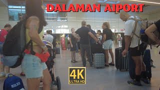 WALK THROUGH Dalaman International Airport DEPARTURES in 4K UHD [upl. by Assenad]