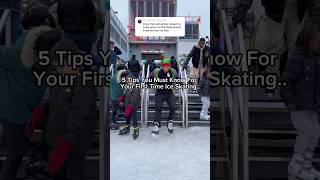 Beginner Ice Skater Tips 🔥🥶 iceskating tips holidays shorts [upl. by Erma]