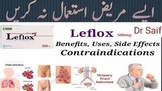 Leflox 500mg tablet uses in Urdu  levofloxacin tablets 500 mg Uses in benefit and side effectsSaif [upl. by Zoe]