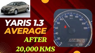 Yaris 13 cvt Fuel Average After 20k ODO [upl. by Goddart]