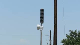 Whelen WPS2910 45 sec wail tornado siren test  Rowlett TX 7324 [upl. by Ellicott]