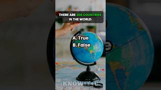 🌎🧠🌐 True or False Quiz There Are 206 Countries in the World trueorfalse quiz facts [upl. by Nereen]