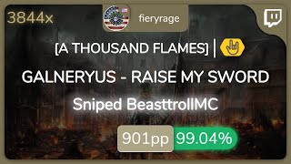 Live fieryrage  GALNERYUS  RAISE MY SWORD A THOUSAND FLAMES HR 9904 1 901pp FC  osu [upl. by Mera]