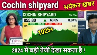 Cochin shipyard share latest news cochin shipyard share news todaycochin shipyard share target [upl. by Franzen]