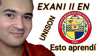 EXANI II UNISON 2023ESTO APRENDÍ  ATENCIÓN UV [upl. by Nnylhsa913]