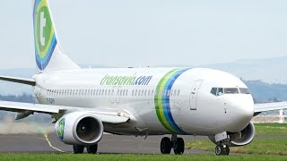 Transavia B738 amp Air Méditerranée A321 at ClermontFd Auvergne Airport [upl. by Comfort]