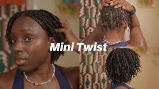 9 Tips for JUICY MINI TWIST on Short 4C Natural Hair [upl. by Cummine55]