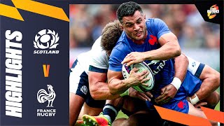 HIGHLIGHTS  Scotland v France  Summer Nations Series [upl. by Ahsinelg275]