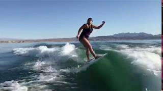 Wakesurfing trick how to do a Bottom Turn [upl. by Eri]