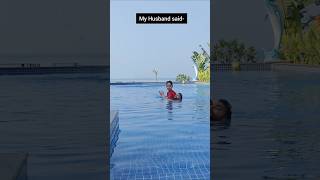 Moral of the story Biwi ko trip ke liye kabhi mana nai karna😈🤣 niketimsy husbandwifecomedy fun [upl. by Threlkeld]