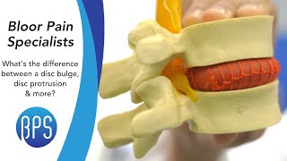 Whats The Difference Between a Disc Bulge Disc Protrusion amp More  Common MRI Questions ANSWERED [upl. by Anora]