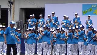 第41回柏まつり 2018年7月29日 市立柏高校吹奏楽部 T SQUARE 宝島 [upl. by Mohn]