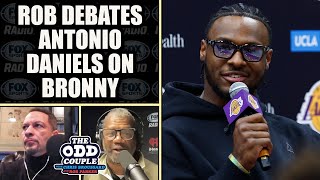 Rob Parker Debates Antonio Daniels on Lakers Drafting Bronny James [upl. by Jaret]