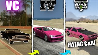 MOST UNIQUERARE Cars in GTA GAMES GTA 3 → GTA 5 [upl. by Raval]