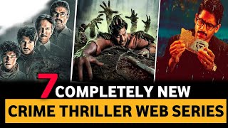 Top 7 Best Crime Thriller Suspense Hindi Web Series 202324 [upl. by Erialcyram]