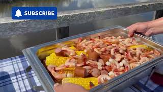 Low Country SHRIMP Boil BY Coastal Caterers [upl. by Gnidleif426]