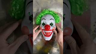 I transformed a Clown Mask into the GRINCH… 😳🎄diy art mask cosplay grinch christmas movies [upl. by Ahseyi818]