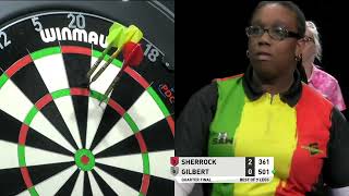 Fallon Sherrock v Natalie Gilbert  PDC Womens Series Event 3  Quarter Final [upl. by Dorren]