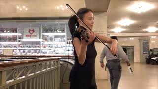 Street Violin Improvisation  Joy  Jia Doughman [upl. by Oiratno379]