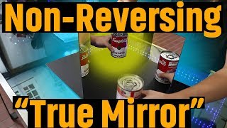 What is a NonReversing Mirror Take a Look Inside the quotTrue Mirrorquot [upl. by Dranoel209]