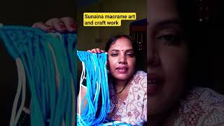 Macrame designer sunainamacrameart newcraft youtubeshorts [upl. by Naesyar]