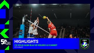 CS Volei Alba BLAJ vs Volero LE CANNET  Match Highlights [upl. by Macdonell]