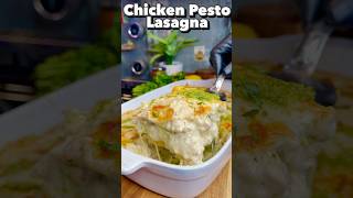 Chicken Pesto Lasagna 🔥 lasagna subscribe shorts food cooking fyp explore recipes [upl. by Uwton]