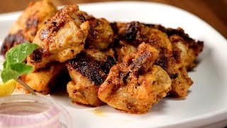 Achaari Chicken Tikka  Sanjeev Kapoor Khazana [upl. by Cally]