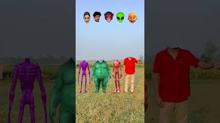 dame tu Casita song to alien Purple siren amp fat dog vs me correct head matching funny vfx game video [upl. by Tyra761]