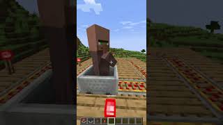 New Update Minecart vs Villagers trending minecraft gaming memes shorts [upl. by Elwood]