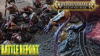 Stormcast Eternals vs Skaven  4th Ed Age of Sigmar Battle Report [upl. by Antons924]