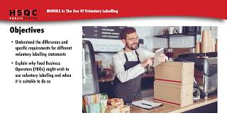 HSQC Academy  Food Allergy Awareness Module 6 The use of voluntary labelling [upl. by Akinhoj]