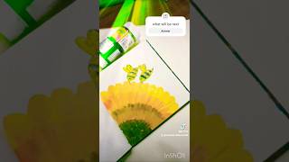 sunflower under sun ❤️bright and shiny  art colouring drawing shorts shortvideo [upl. by Keane227]